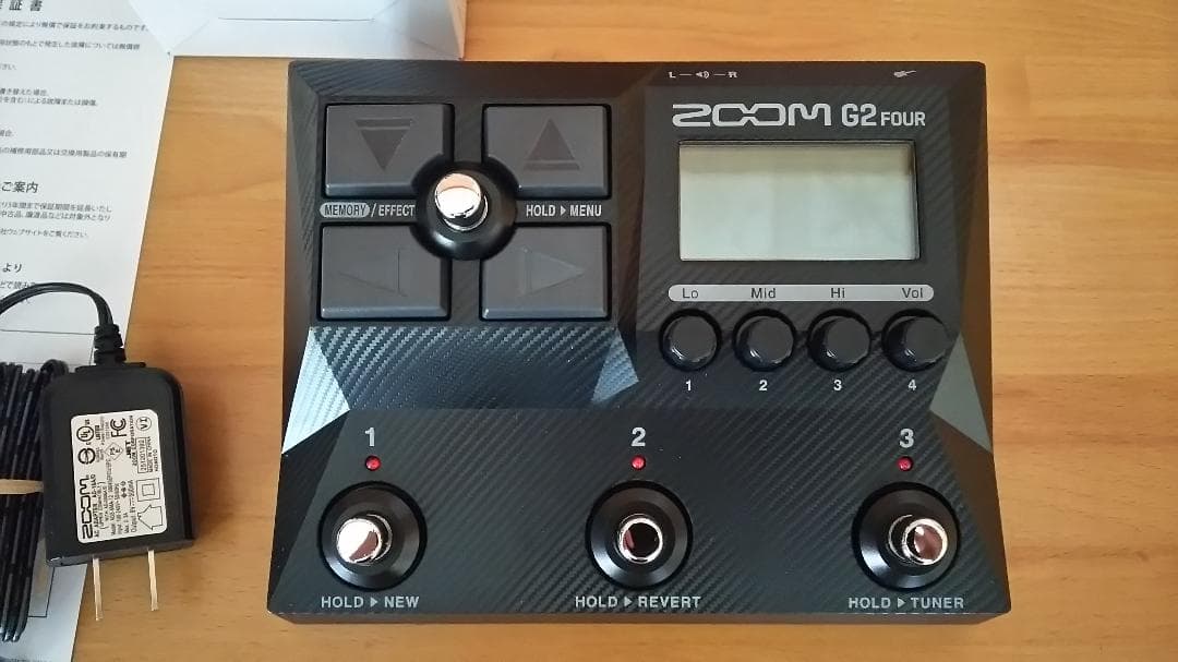 新品送料込 ZOOM G2 FOUR アダプター箱説明書有 マルチエフェクター