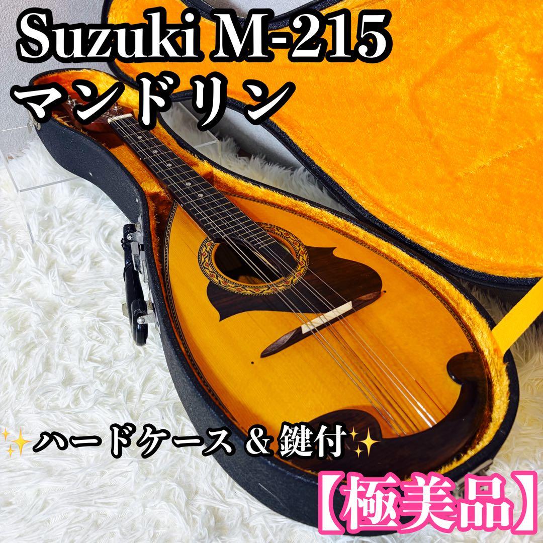 【極美品】Suzuki スズキ マンドリン M-215 ハードケース&カギ付