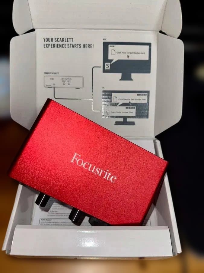 Focusrite Scarlett Solo オーディオインターフェース