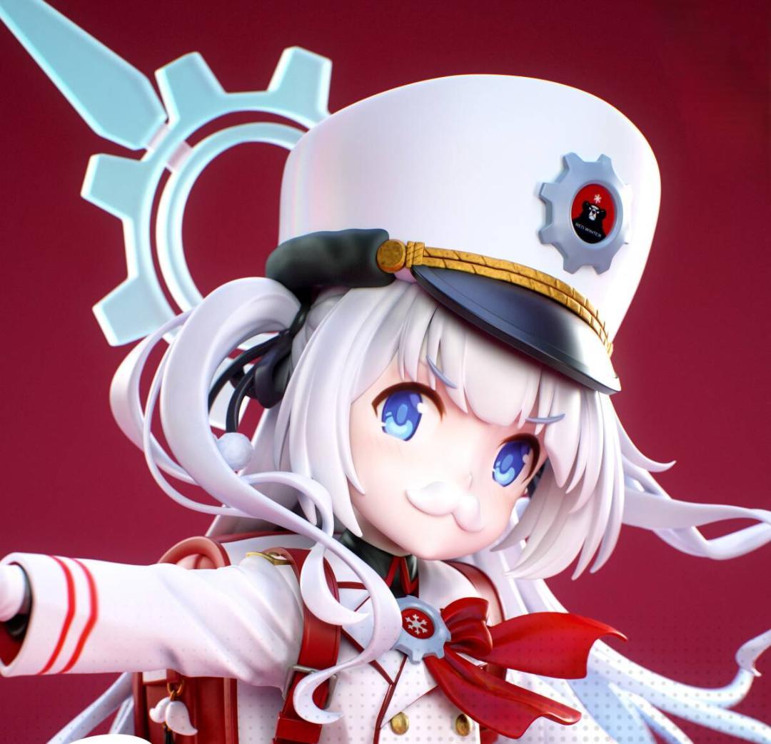 26ｃｍ　連河チェリノ　ブルアカ　ブルーアーカイブ　未塗装未組立　ガレキ