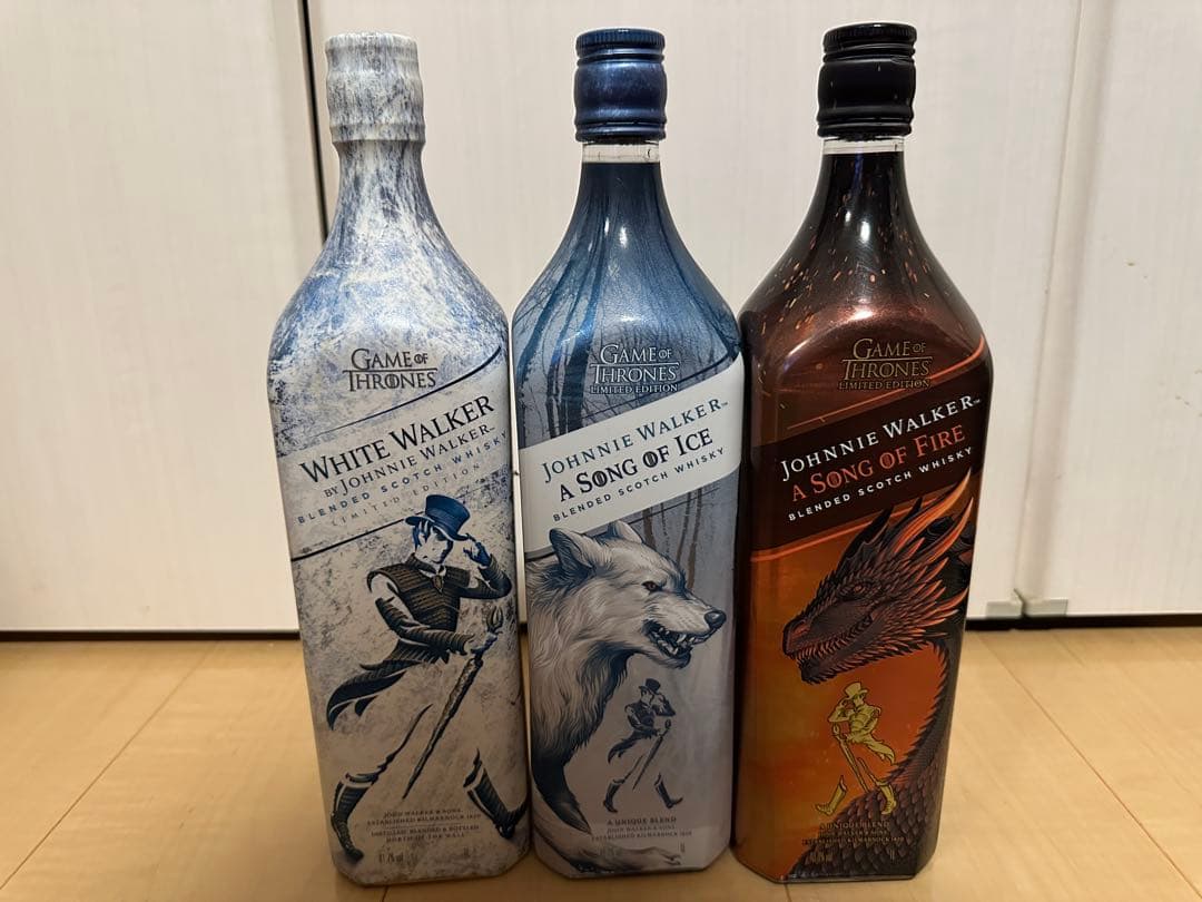 ジョニーウォーカー ゲーム・オブ・スローンズ 3本セット　1000ml