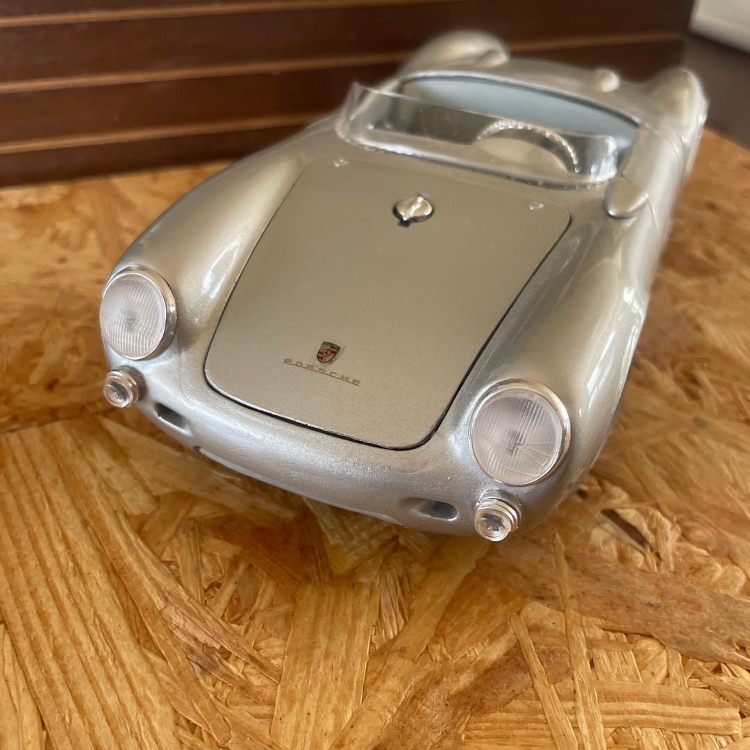 マイスト 1/18 ポルシェ550A スパイダー 1955 シルバー　ミニカー