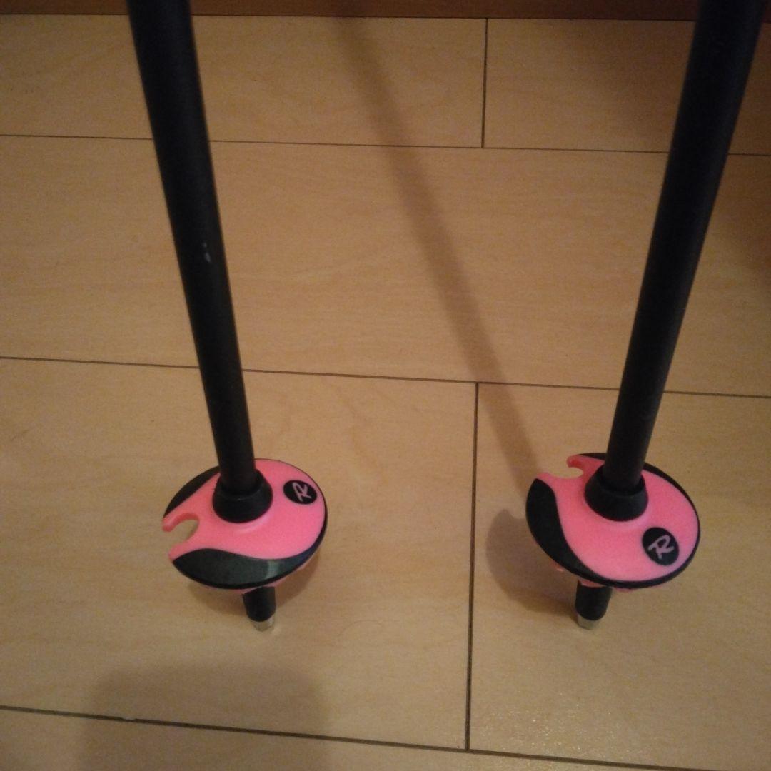 Rossignol スキー用ストック ピンク青