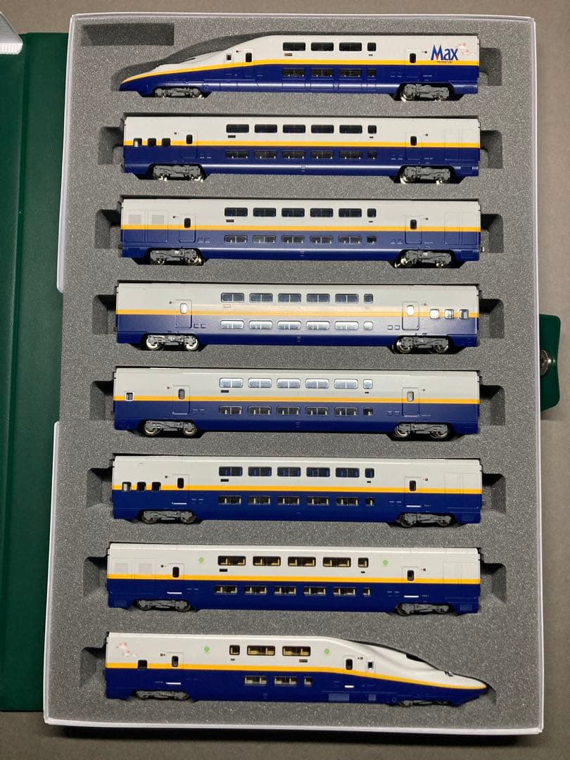 室内灯付 E4系 Max 旧塗装 先頭車朱鷺マーク付 KATO 10-1730等