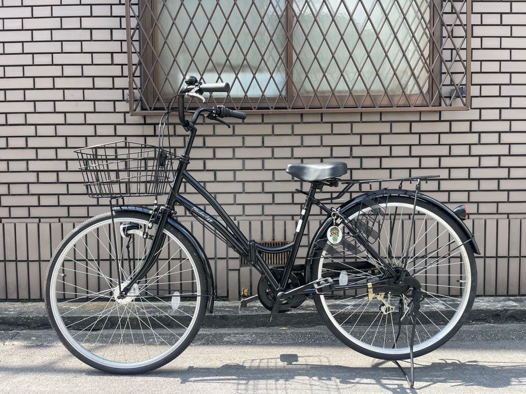 【オートライト】綺麗なママチャリ自転車