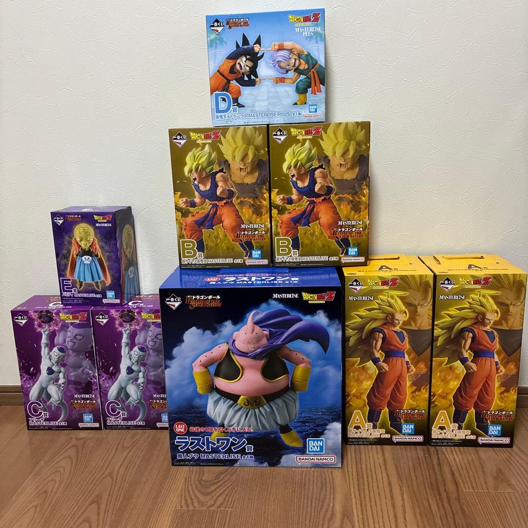 ドラゴンボール一番くじフィギュア　１ロット分　下位賞おまけ付