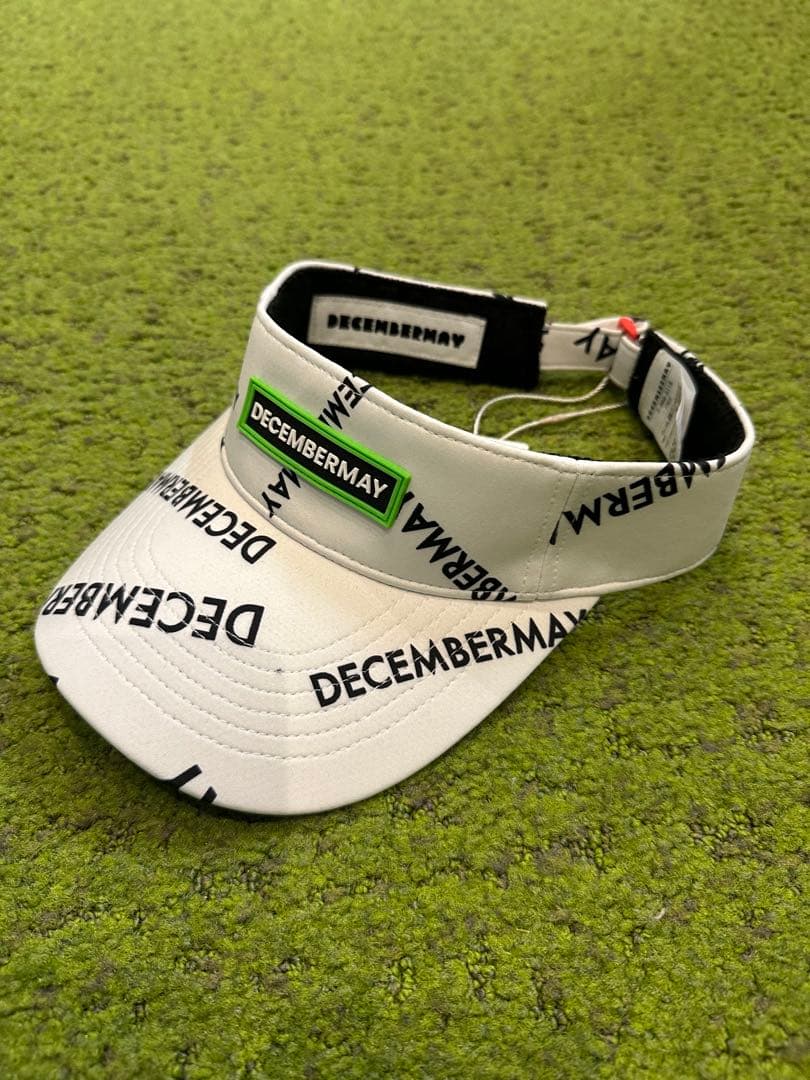 DECEMBERAY ホワイト バイザー フリーサイズ