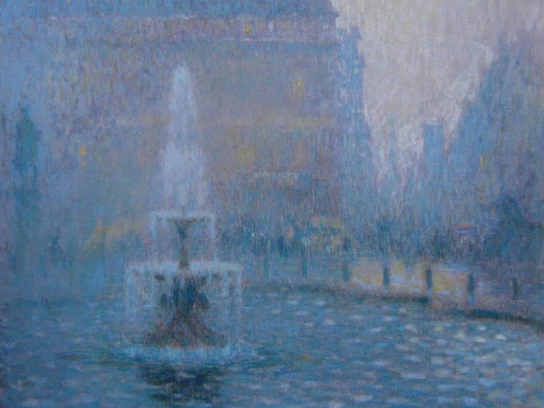 ギュスターヴ・ロワゾー、トラファルガー・スクエア、希少な画集より