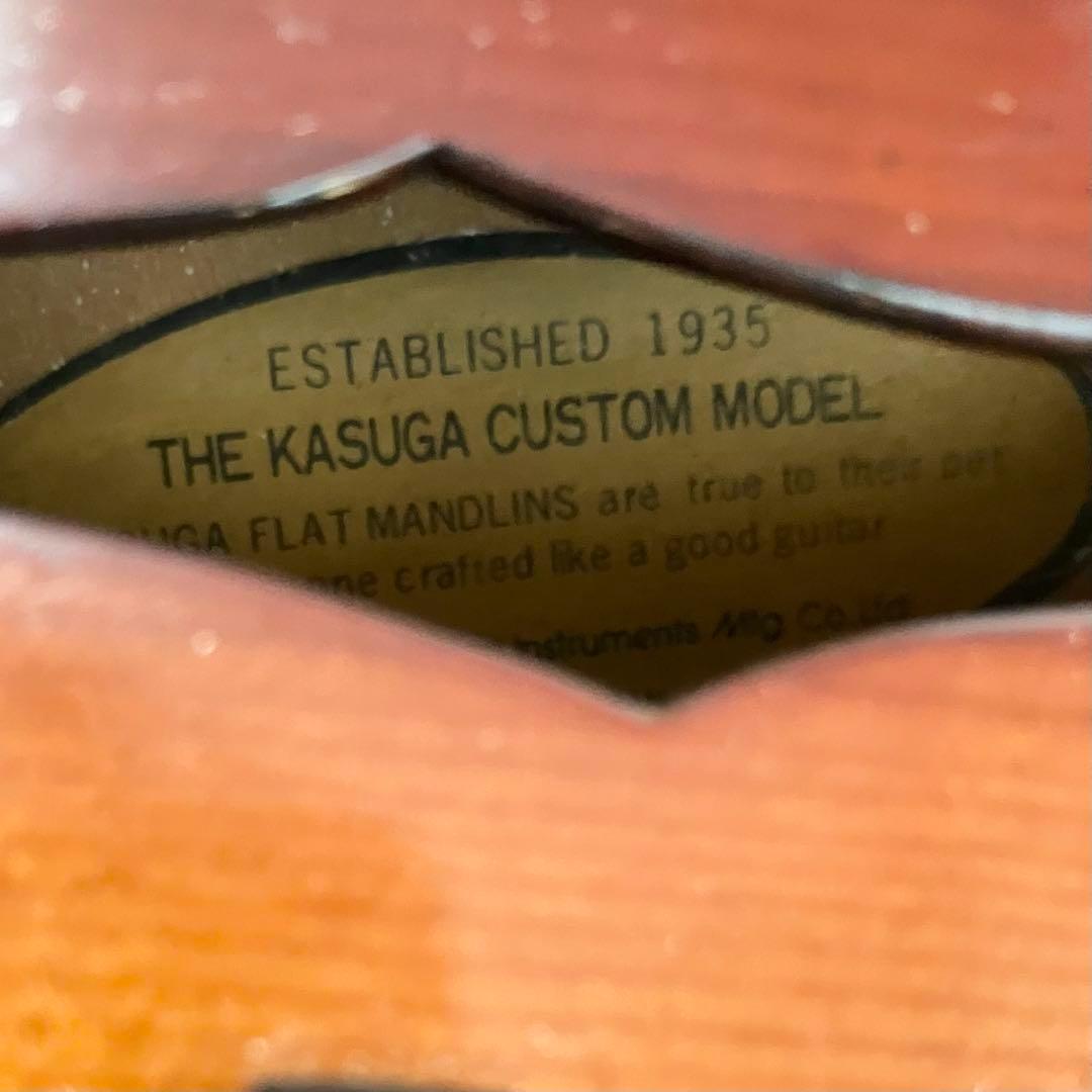 フラット マンドリン M-30 ケース付 8弦 ヴィンテージ 春日楽器