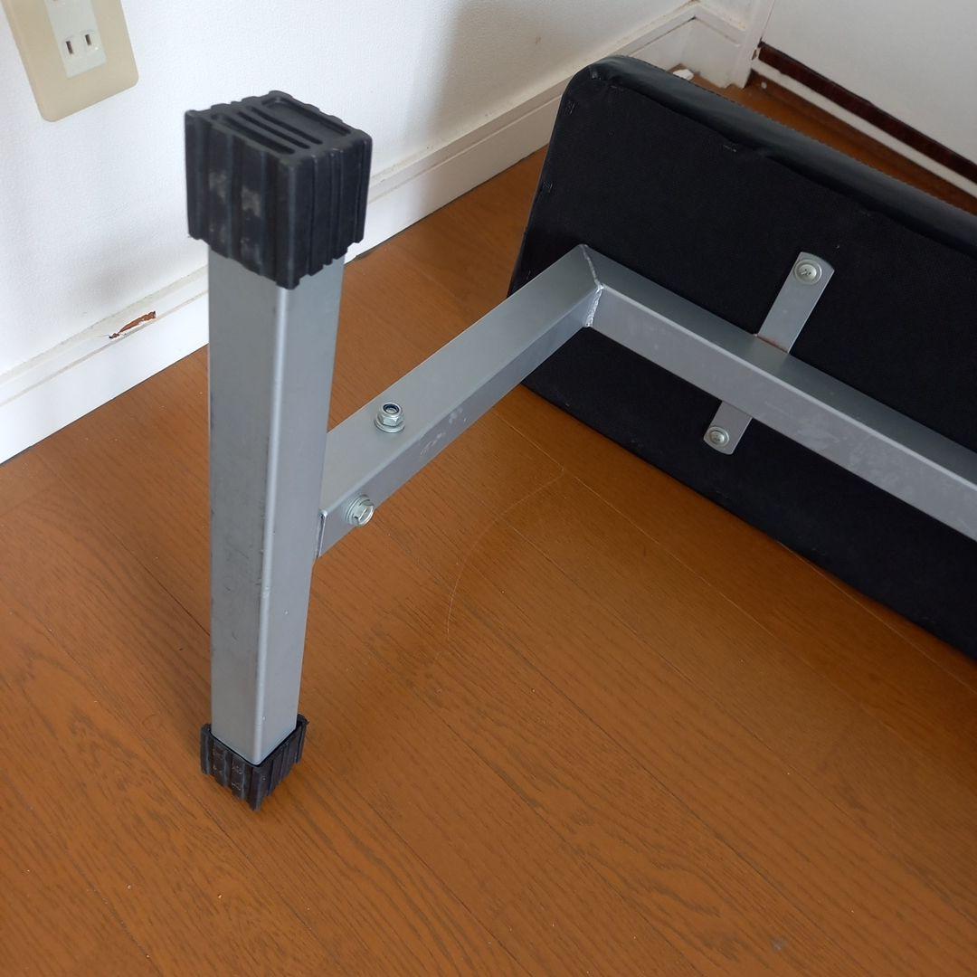 トレーニングベンチ 黒 合成皮革製