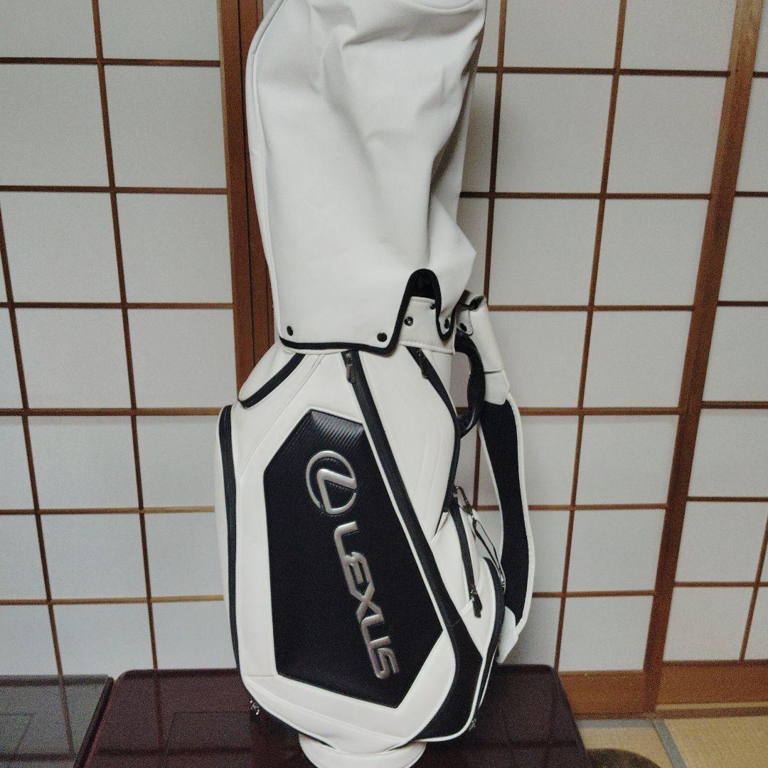 Lexus キャディバッグ ホワイト/ブラック