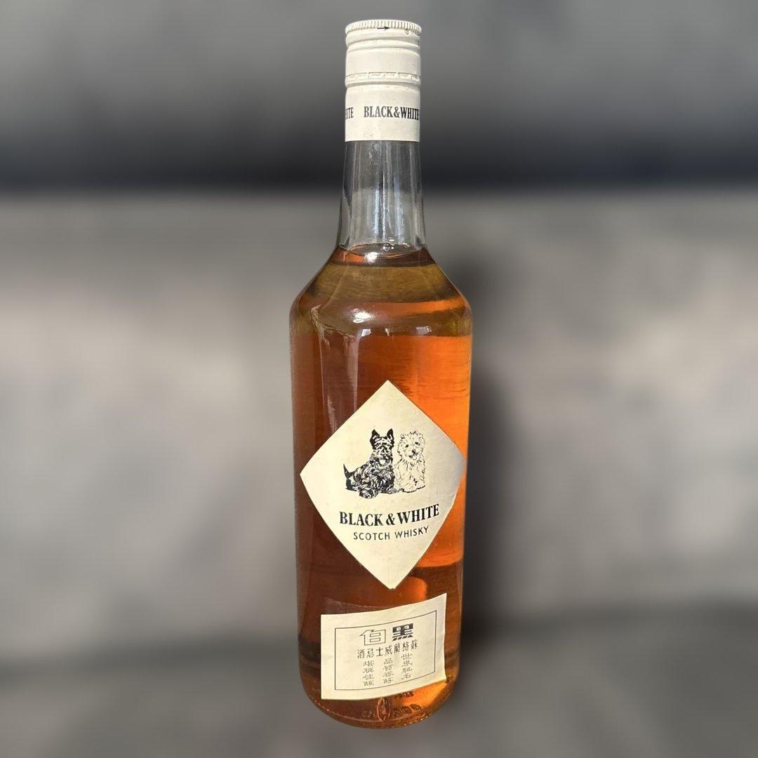 未開封　BLACK & WHITE スコッチウイスキー　古酒