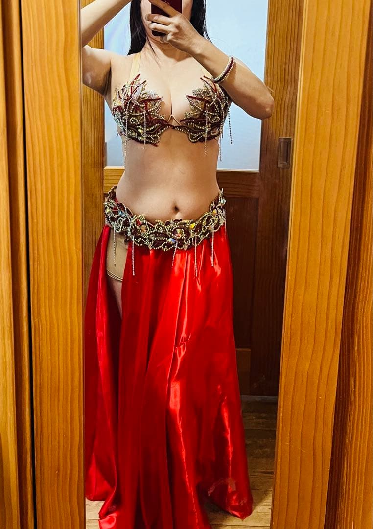 新品　ブラベルトスカートバングルセット　ベリーダンス衣装