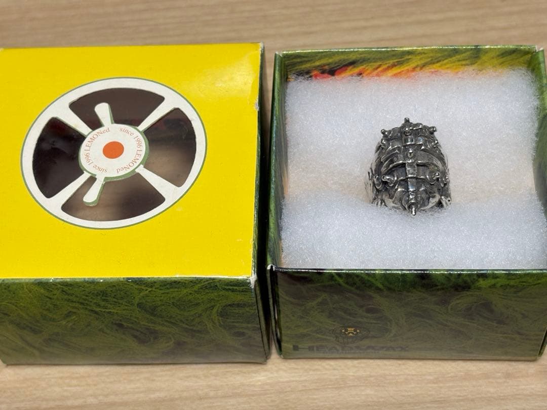 【希少】hideyourface ギーガーリングLEMONed Silver