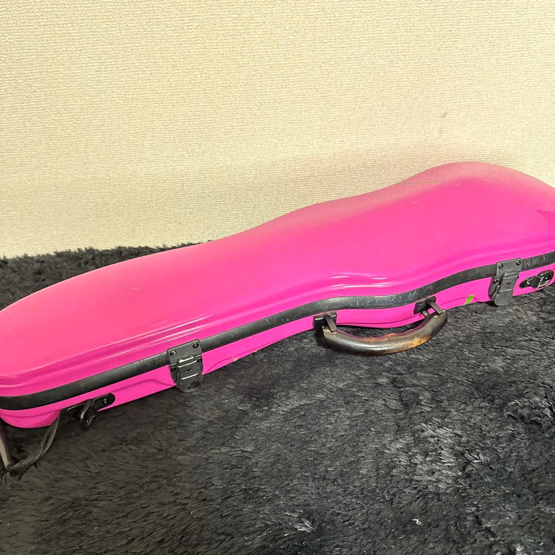 ピンク!! バイオリンケース 4/4サイズ ハードケース フライトケース 頑丈