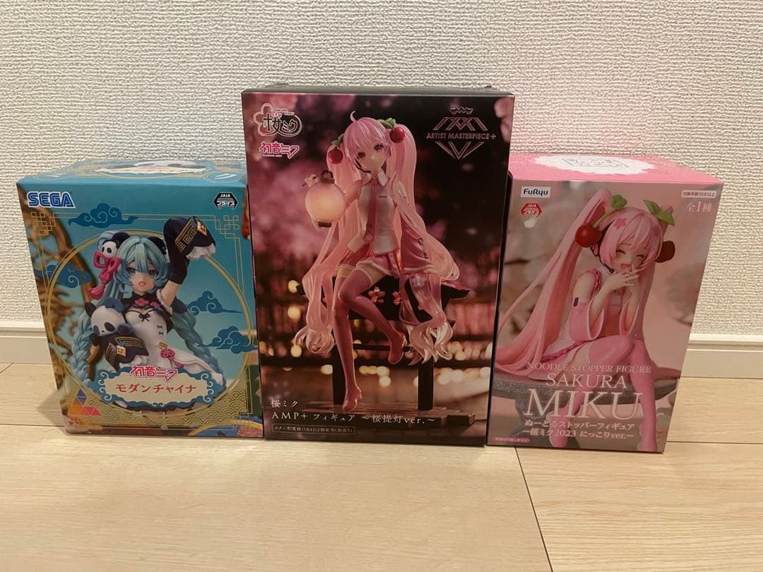 【新品未開封】初音ミク フィギュア 3点 まとめ売り