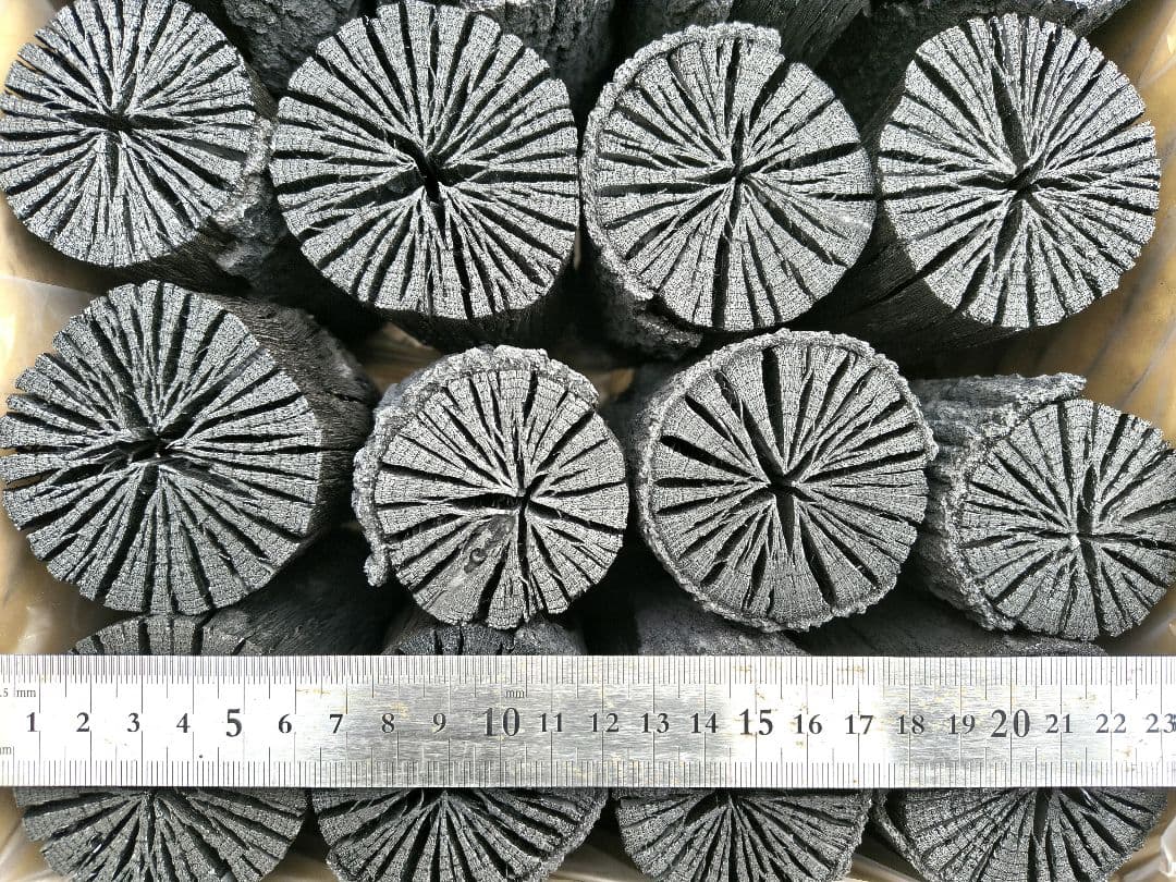 小芭瑠【愛媛産】クヌギ炉用胴炭 皮剥がれ×2箱