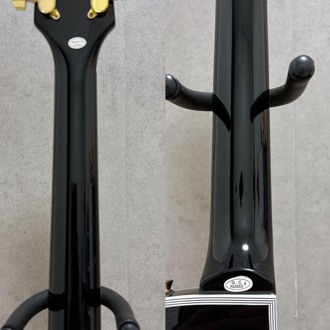 ぼっちざろっく レスポールカスタム 左 レフティ エレキギター 黒金 後藤ひとり