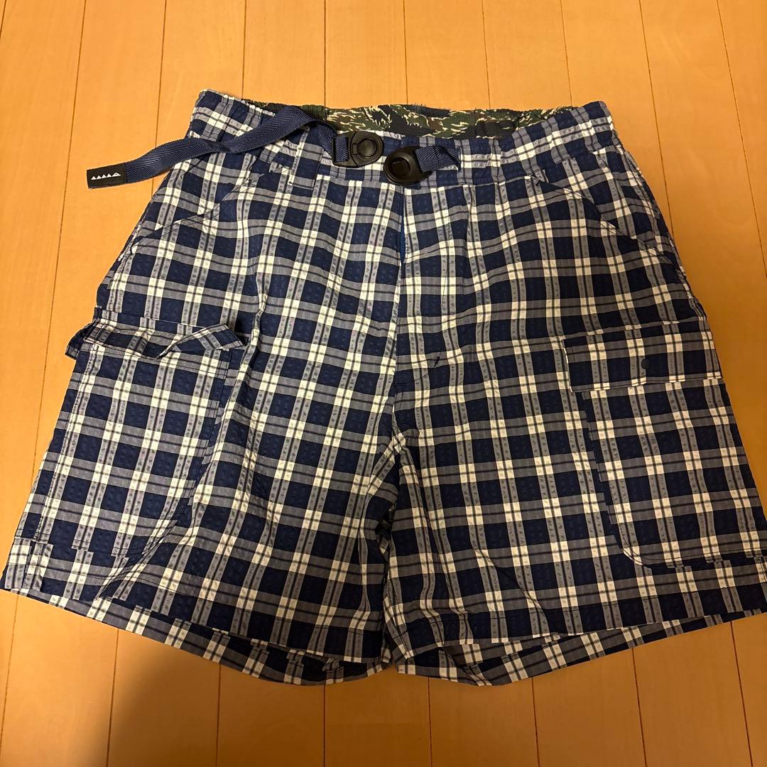 MOUNTAIN MARTIAL ARTS チェック柄ショートパンツ