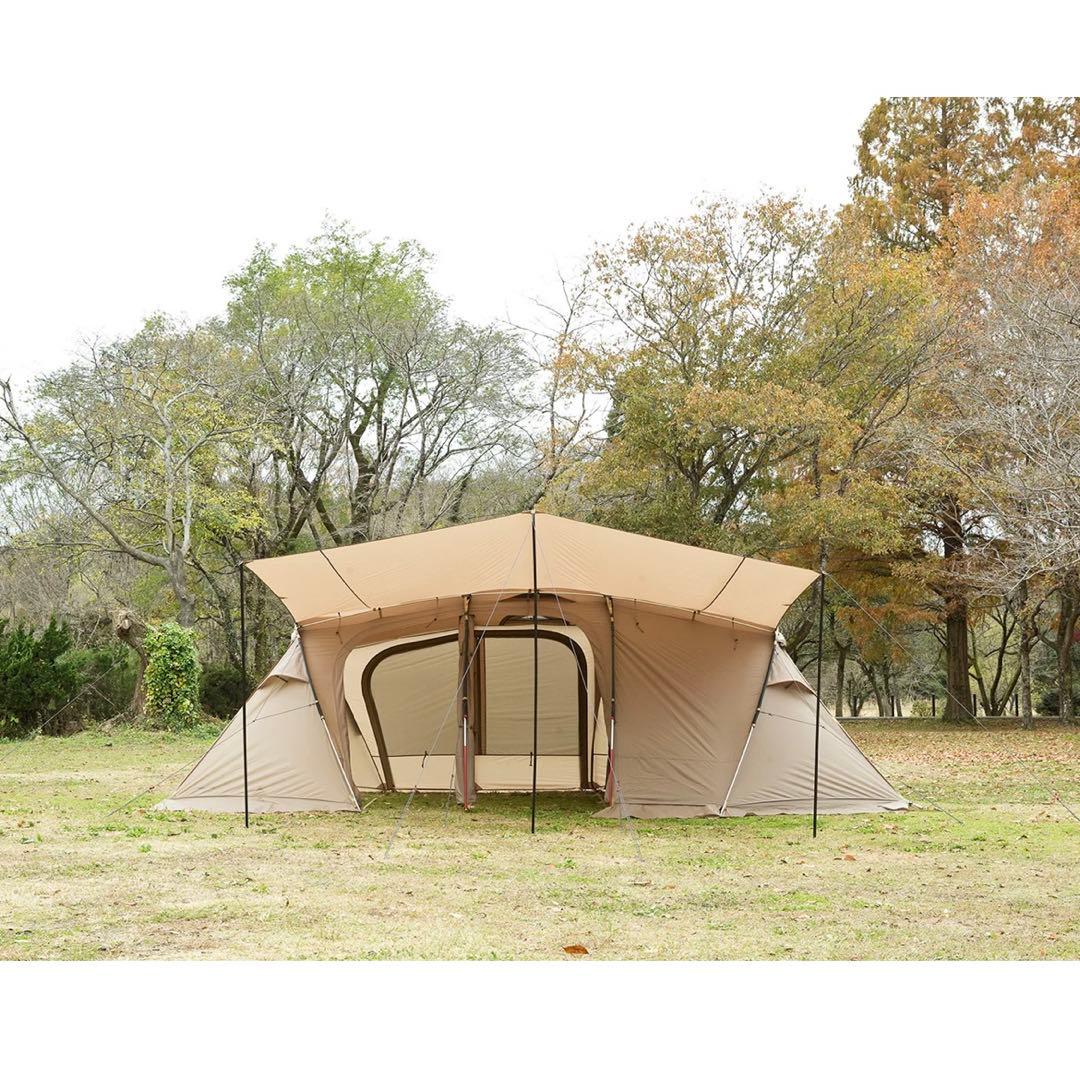 【総額11万超/極美品】ビジョンピークス クアトロアーチ2ルームテント＋RF