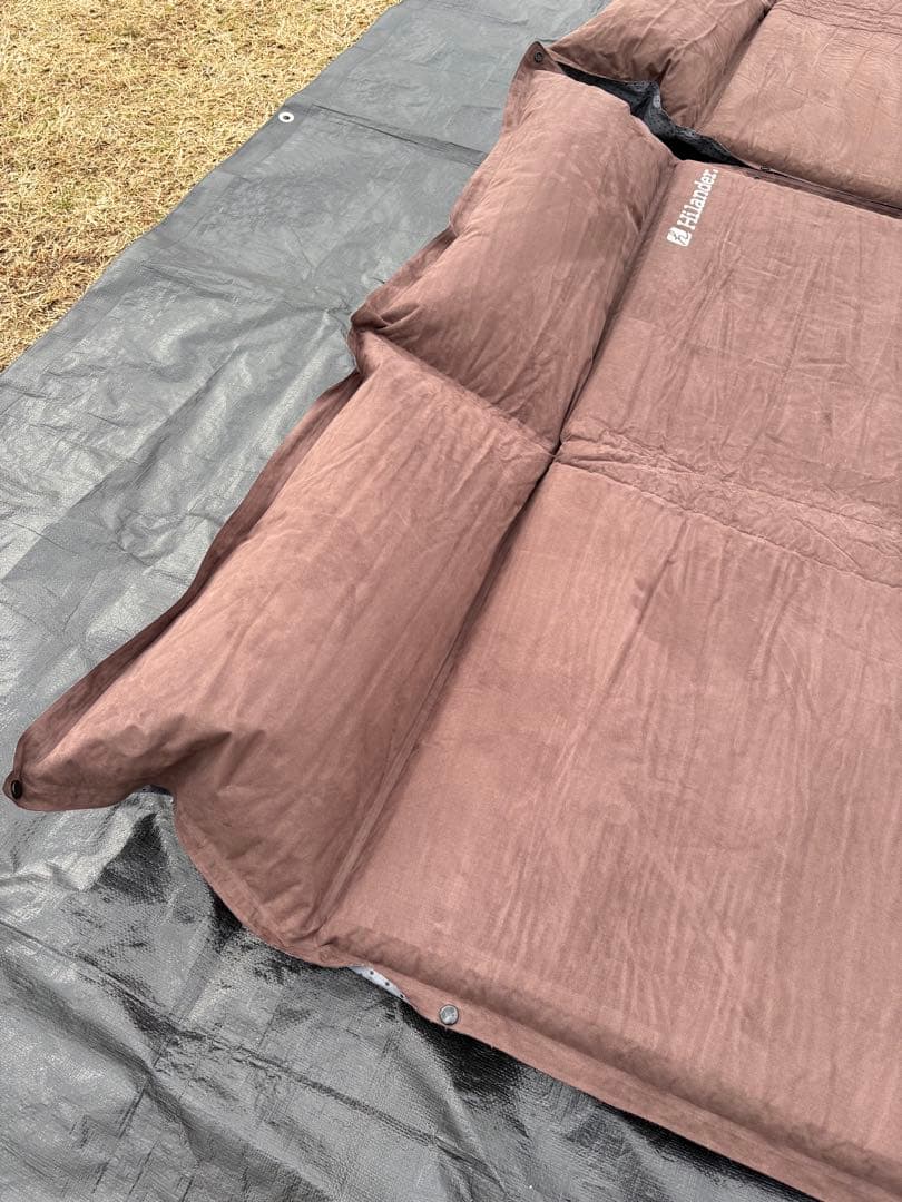 Hilander スエードインフレーターマット(5cm)ダブル　2個セット