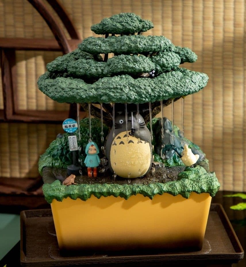 【新品】となりのトトロ　ウォーターガーデン　盆栽風　笠宿