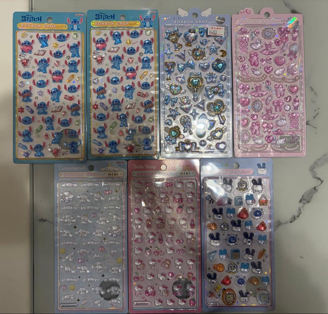 正規品　サンリオ　たまごっち　ボンボンドロップシール