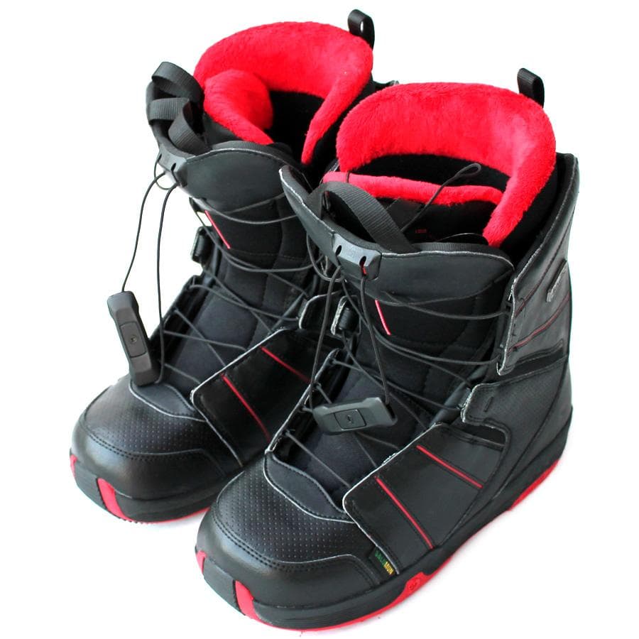 SALOMON FACTION スノーボードブーツ ブラック/レッド バッグ付き