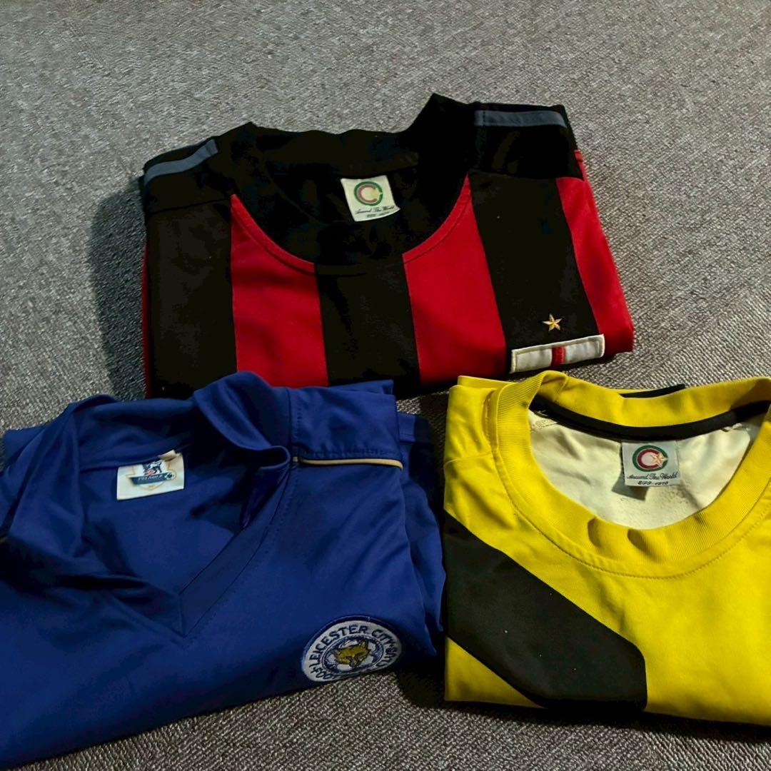 【3枚セット】ノーブランド サッカーユニフォーム　香川　岡崎　本田　XL相当