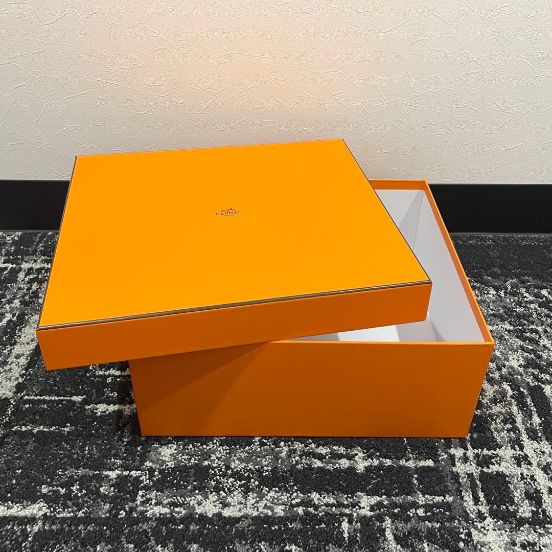 42 美品　HERMES　エルメス　オレンジ　空箱　ケリー32・バーキン30用