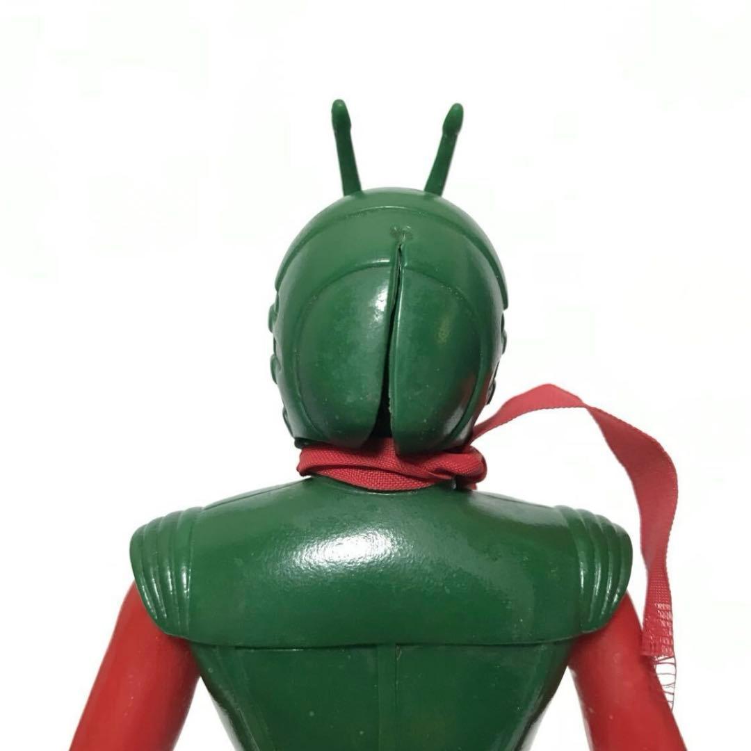 ポピー スカイライダー 面取れ ソフビ フィギュア / 昭和レトロ 仮面ライダー