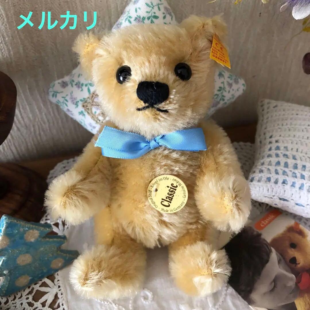 平成レトロ　2003年　シュタイフ　クラシックテディベア14 ブルーリボン