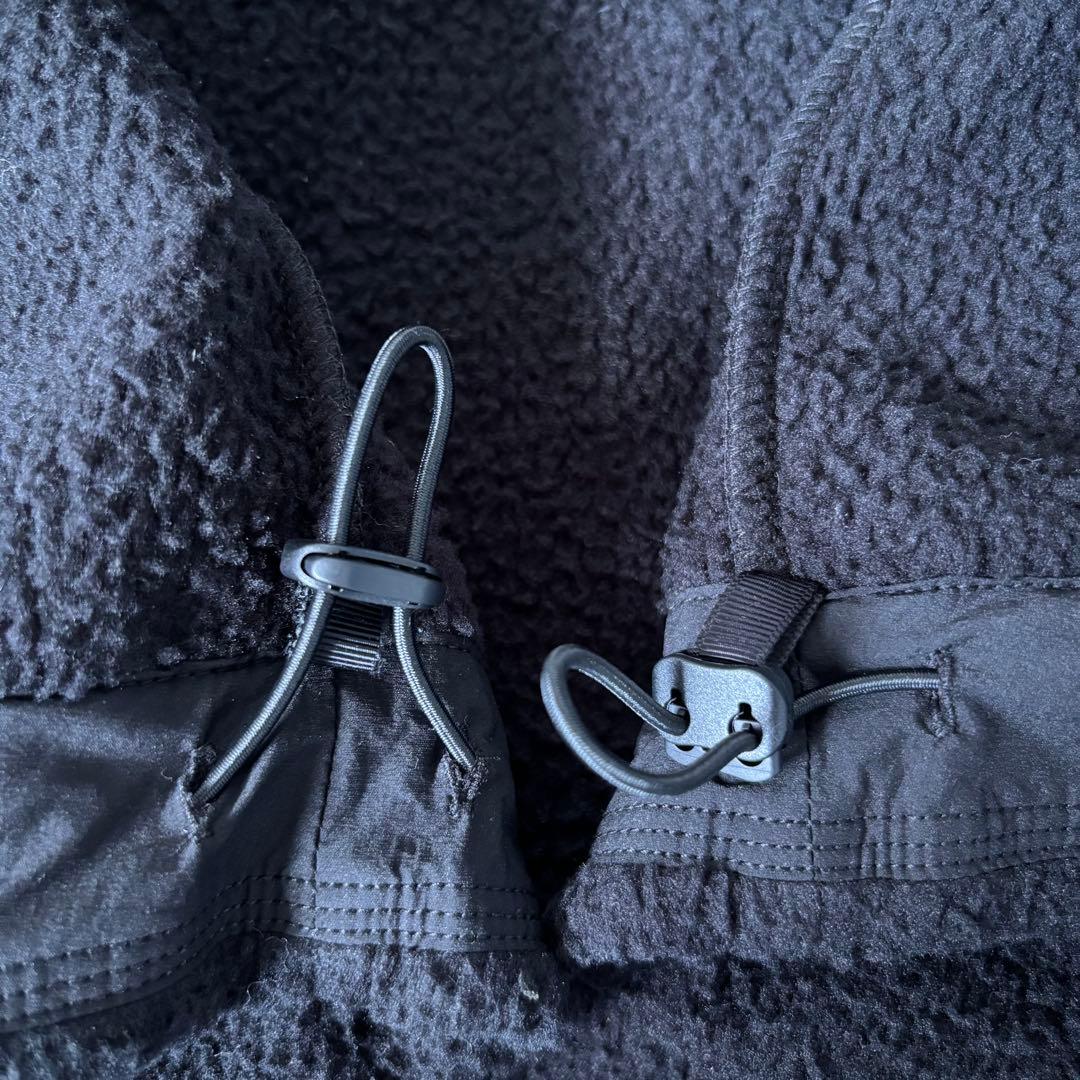 【タグ付き✨】ブリーフィング　フリース　ボア　ジャケット　ジップ　中綿　ブラック