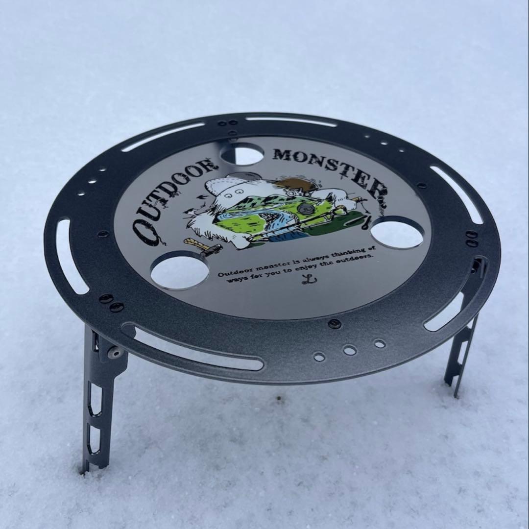 【アウトドアモンスター】メタルちゃぶ台