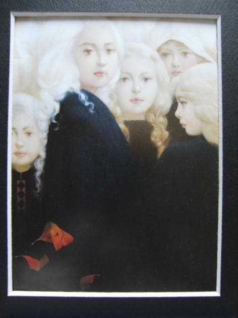 深沢 邦朗 【晩秋】 希少画集画、状態良好、新品高級額装付