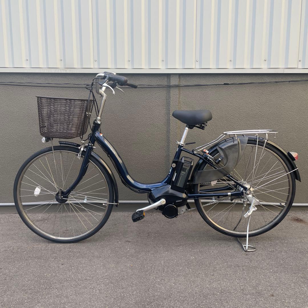 【バッテリー大容量12.3Ah】ヤマハ電動アシスト自転車26インチブルー