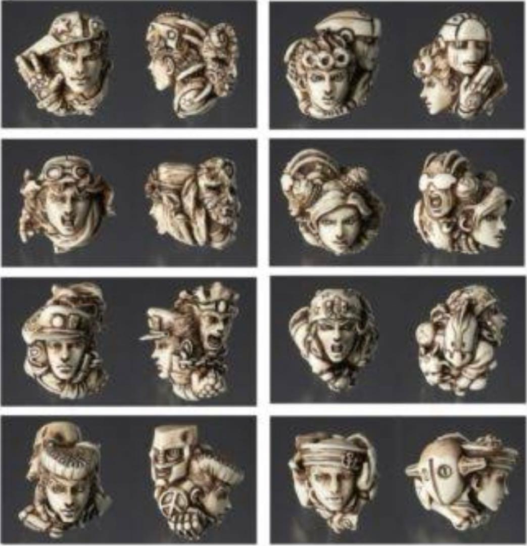 JOJO展 根付ストラップ 全8種コンプセット