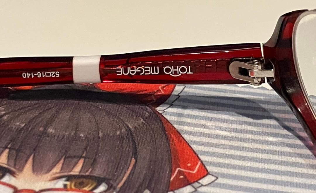 執事眼鏡eyemirror東方眼鏡（霊夢モデル赤）