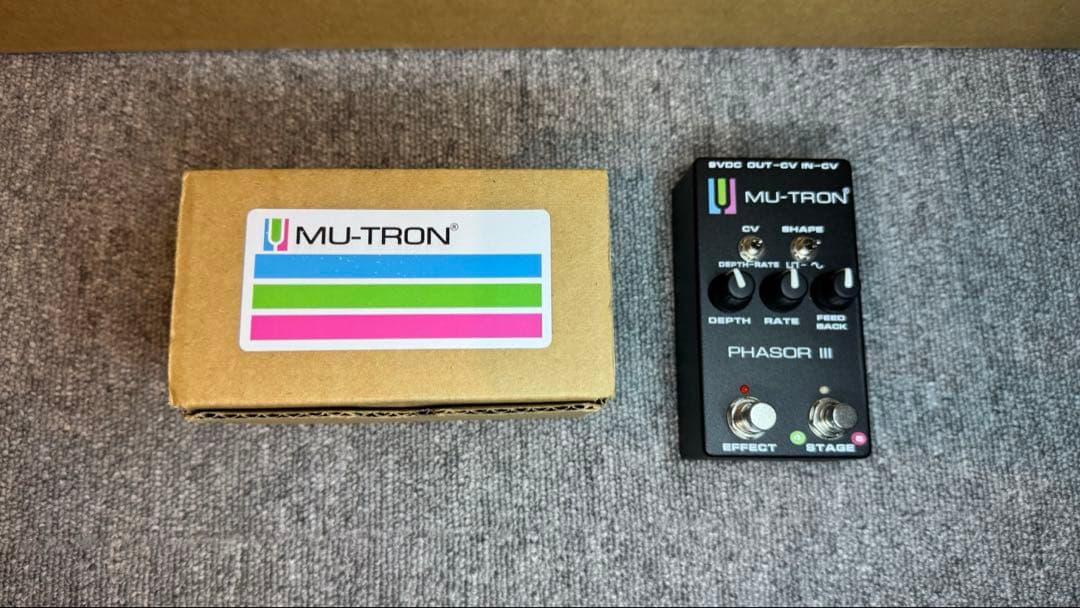 ギター MU-TRON Phasor III BLK Limited Edition