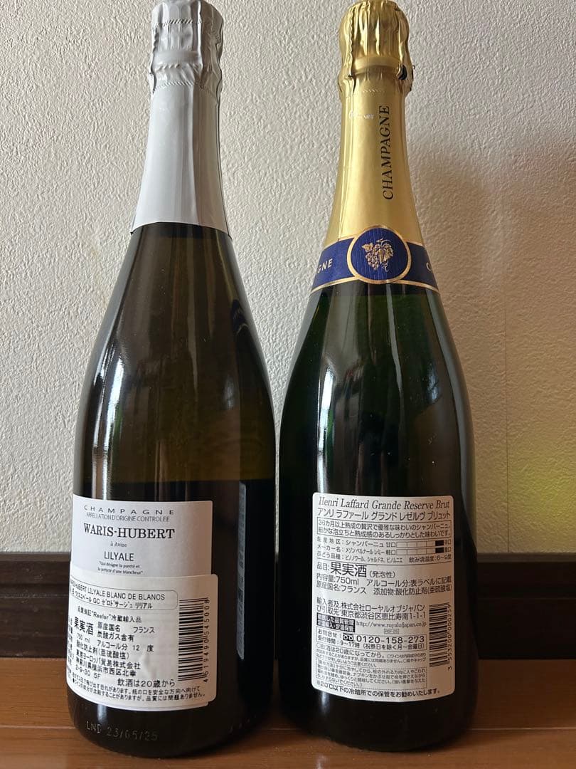 シャンパーニュ2本セット