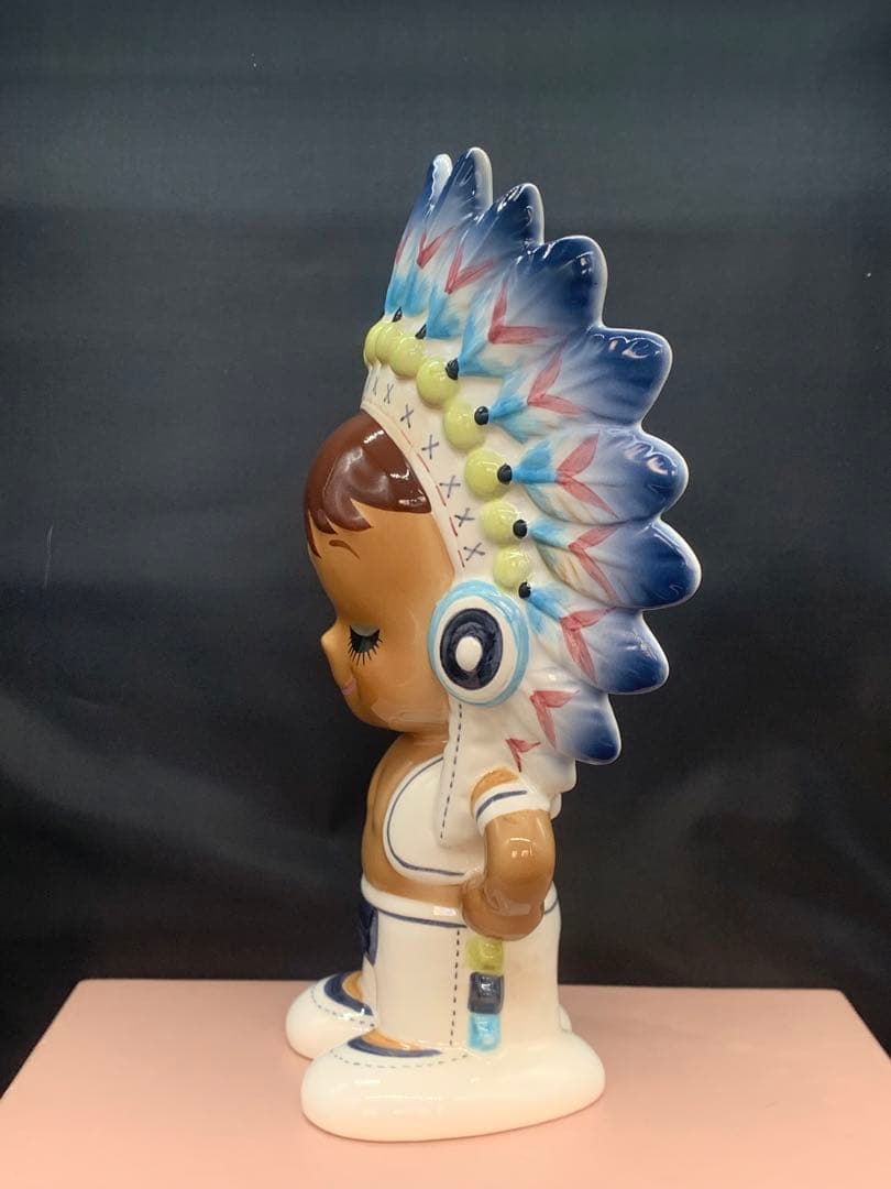 内藤ルネ　インディアン　青