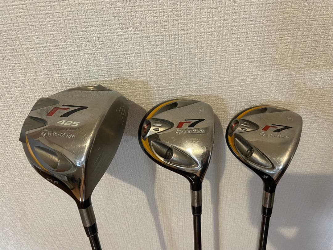 Taylormade r7 ドライバー3W,5Wとアイアン 12本セット