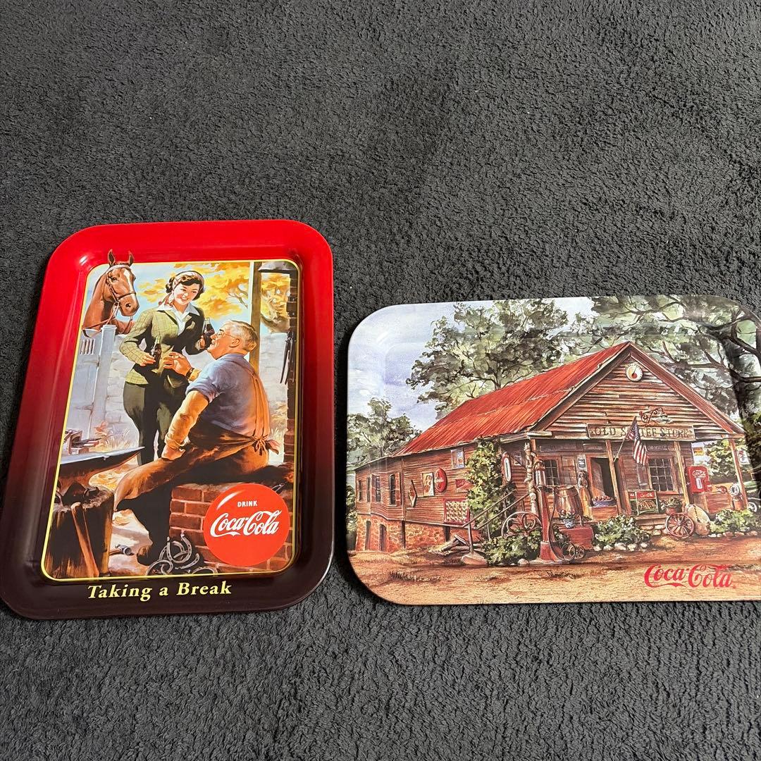 Coca-Cola トレイセット 2枚