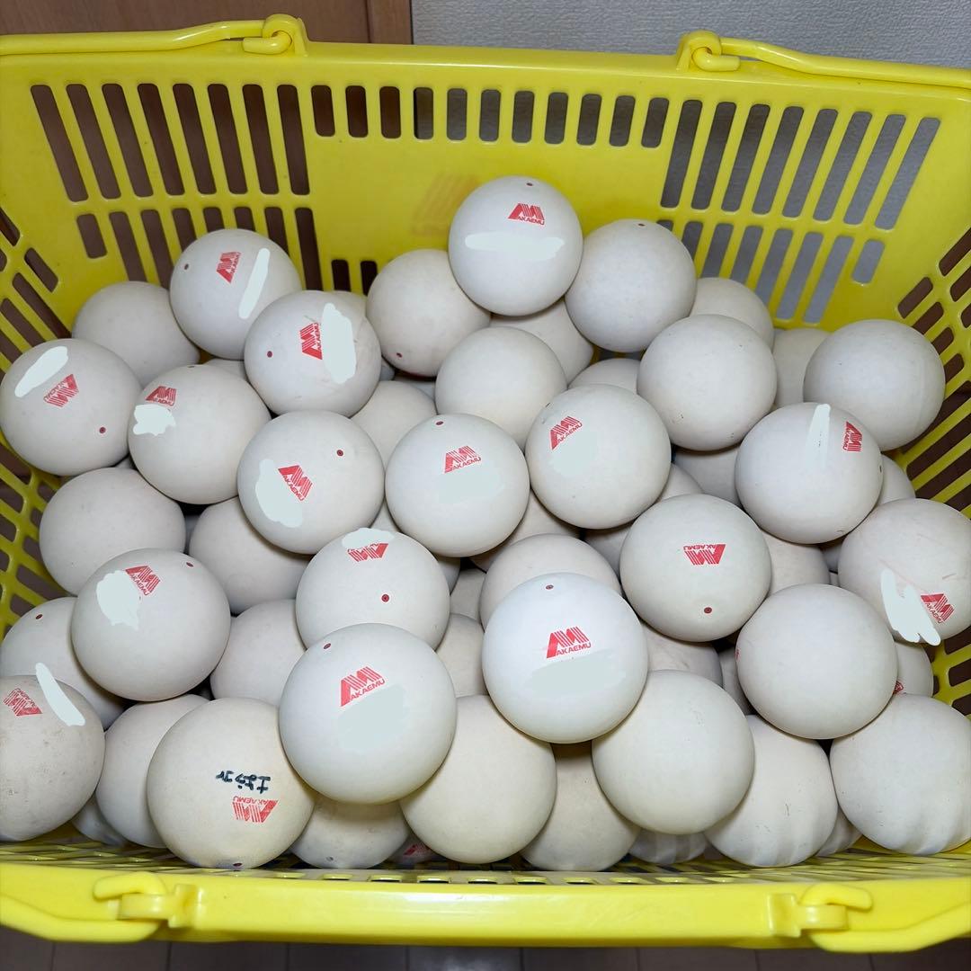 【早い者勝ち】ソフトテニス ボール アカエム 5ダース 60球