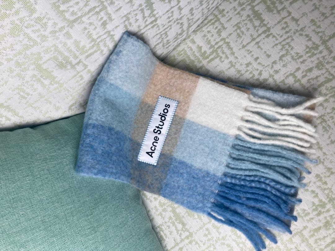 Acne Studios チェック柄マフラー