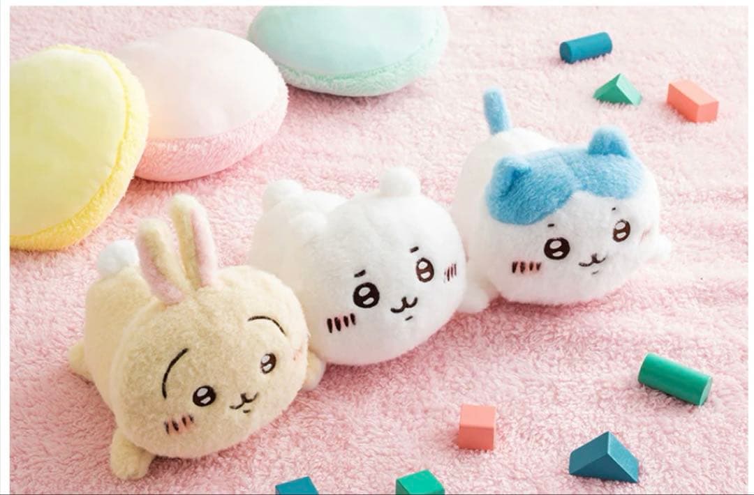 【初期商品】ちいかわ　ほわほわぬいぐるみ　3種セット
