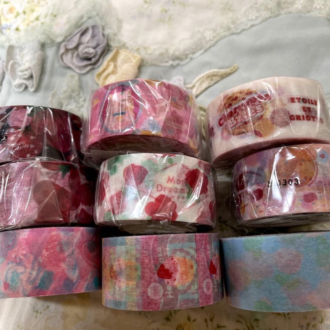 ♡エトワールエグリオットさんマスキングテープ未使用、中古あわせて7個セットです♡