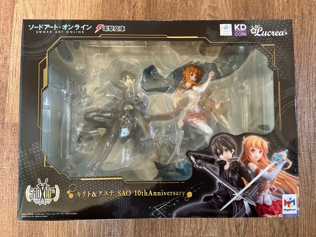 【未開封】 メガハウス キリト＆アスナ SAO 10thAnniversary