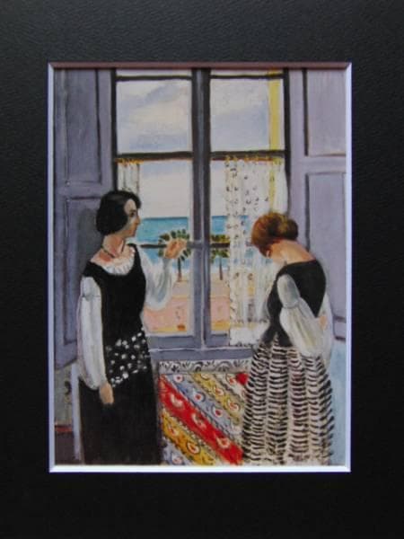 アンリ・マティス、待つ、超希少画集画、新品額装付、絵画