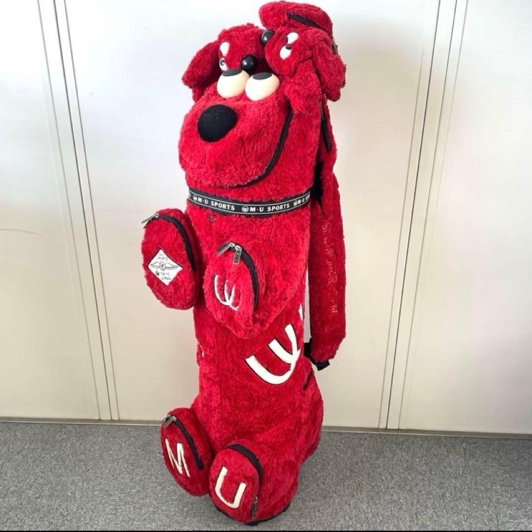 ミエコウエサコ　ゴルフバッグ　キャディバッグ　ヴィンテージ　ゴルフ　赤